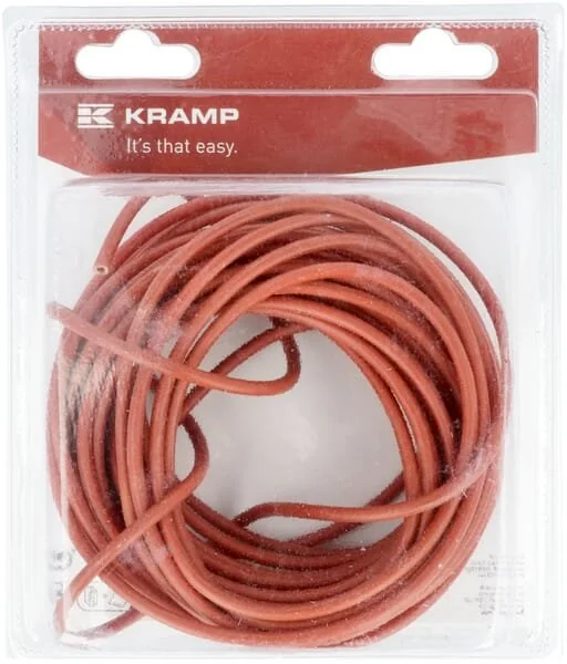 Kramp - KRKA1254P10B - Cavo elettrico rosso 1x2.5mm², 10m (1)