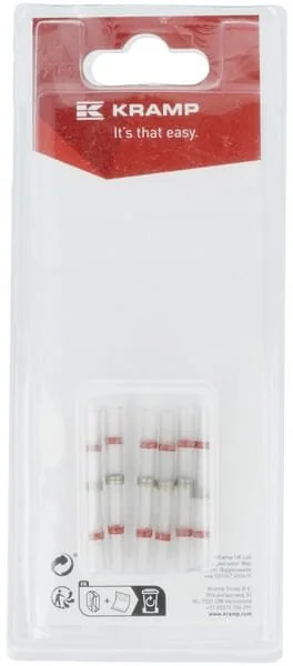 Kramp - KRKSK300515P06B - Manicotto di saldatura termorestringente rosso - 0.5-1.0mm² (6)