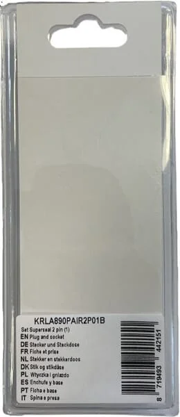 Kramp - KRLA890PAIR2P01B - Set spina e presa Superseal 2 Pin (1)