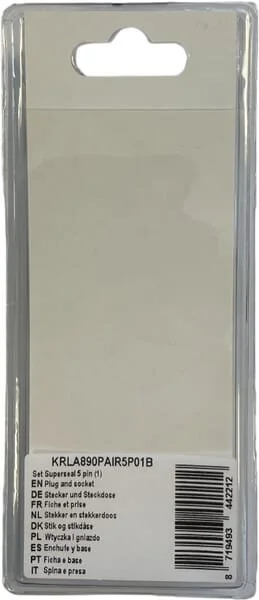 Kramp - KRLA890PAIR5P01B - Set spina e presa Superseal 5 Pin (1)