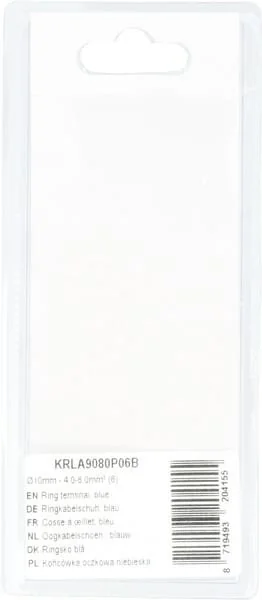 Kramp - KRLA9080P06B - Terminale ad anello, giallo - 4.0-6.0mm² (6)