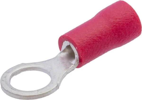 Kramp - KRLA9165P06B - Terminale ad anello, rosso - 0.5-1.0mm² (6)