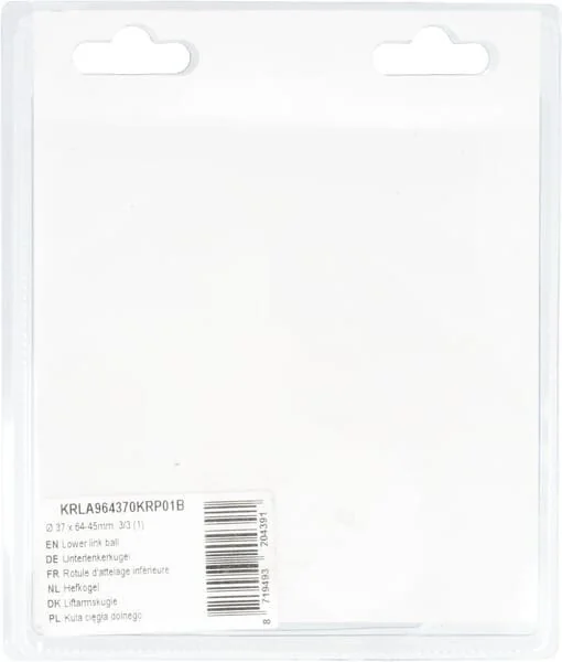 Kramp - KRLA964370KRP01B - Sfera collegamento inferiore diametro 37x64-45mm, 3/3 (1)