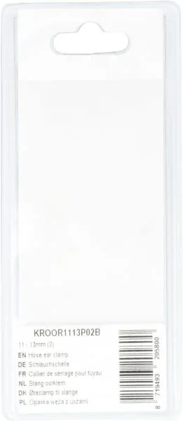 Kramp - KROOR1113P02B - Morsetto a orecchio per tubo 11 - 13mm (2)