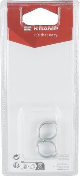 Kramp - KROOR1315P02B - Morsetto a orecchio per tubo 13 - 15mm (2)