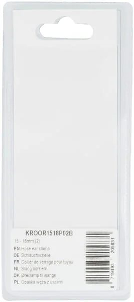 Kramp - KROOR1518P02B - Morsetto a orecchio per tubo 15 - 18mm (2)