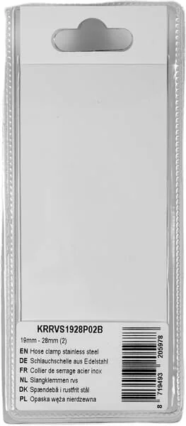 Kramp - KRRVS1928P02B - Fascetta per tubo in acciaio inox 19mm - 28mm (2)
