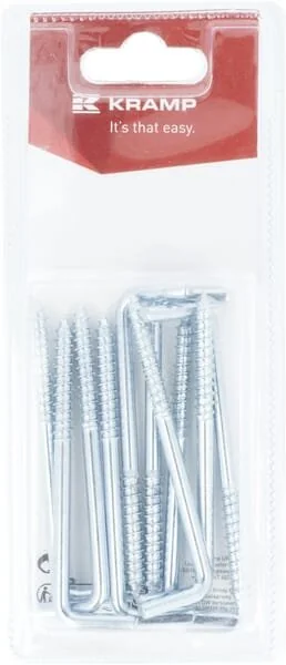 Kramp - KRSD080EP10B - Gancio a vite 4.5x80mm (10)