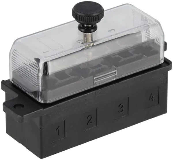 Kramp - KRSI150100P01B - Portafusibile 55x35mm - 4 poli, lama (1)