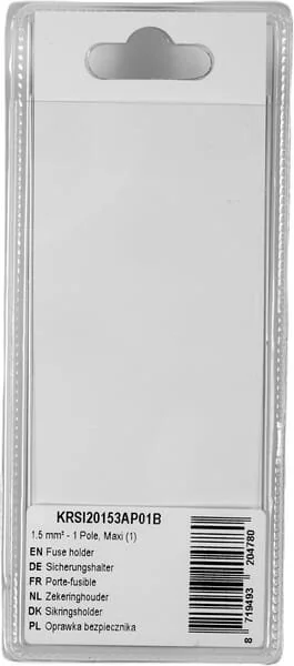 Kramp - KRSI20153AP01B - Portafusibile 2.5 mm² - 1 polo, ATO (1)