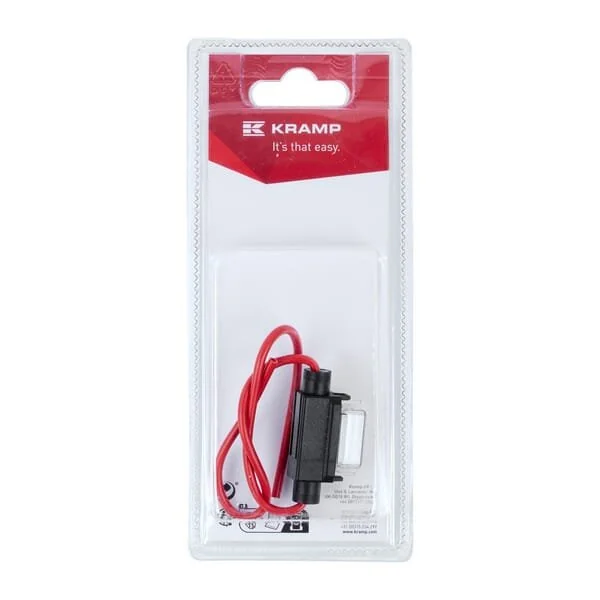Kramp - KRSI20153P01B - Portafusibile 2.5 mm² - 1 polo, Mini (1)