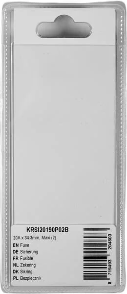 Kramp - KRSI20190P02B - Fusibile 20A x 34.3mm, maxi (2)