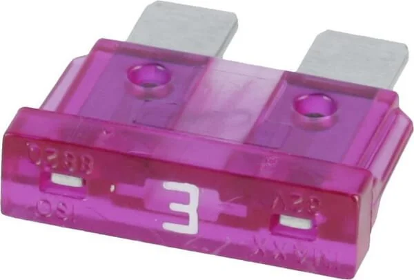 Kramp - KRSI22003P06B - Fusibile 3A x 20mm, Lama (6)