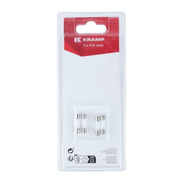 Kramp - KRSI23503P04B - Fusibile 1A x 20mm, vetro (4)