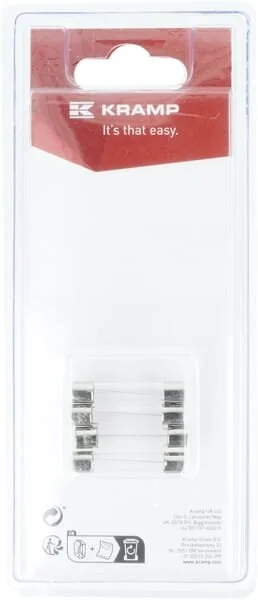 Kramp - KRSI23515P04B - Fusibile 5A x 32mm, Vetro (4)
