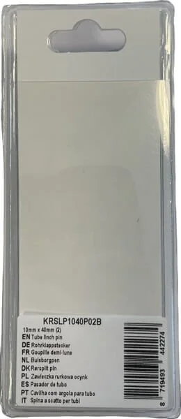Kramp - KRSLP1040P02B - Coppiglia a tubo 10mm x 40mm (2)