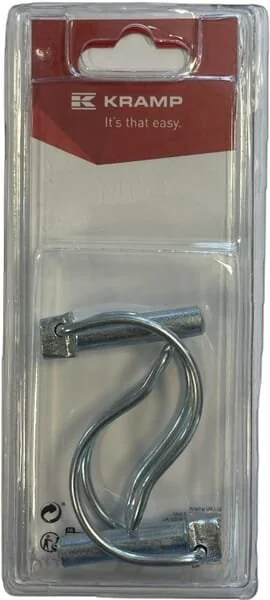 Kramp - KRSLP834P02B - Coppiglia a tubo 8mm x 34mm (2)