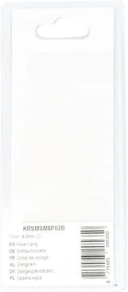 Kramp - KRSMSM8P02B - Fascetta per tubo 7mm - 8.5mm (2)