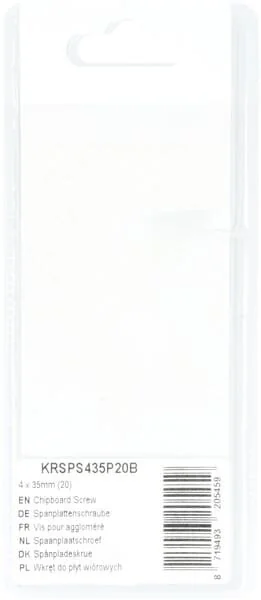 Kramp - KRSPS435P20B - Vite per truciolare 4x35mm (20)