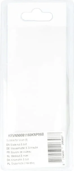 Kramp - KRVN90081160KNP06B - Dado e bullone lama (6)