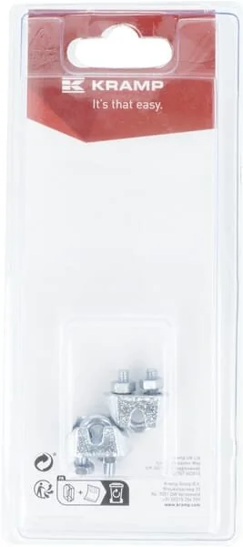 Kramp - KRWL03P02B - Morsetto fune 3mm (2)