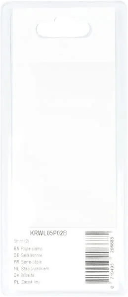 Kramp - KRWL05P02B - Morsetto fune 5mm (2)