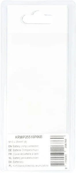 Kramp - KRWP25510P06B - Connessione a crimpare batteria mm² (6)