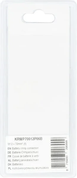 Kramp - KRWP70012P06B - Connessione a crimpare batteria mm² (6)