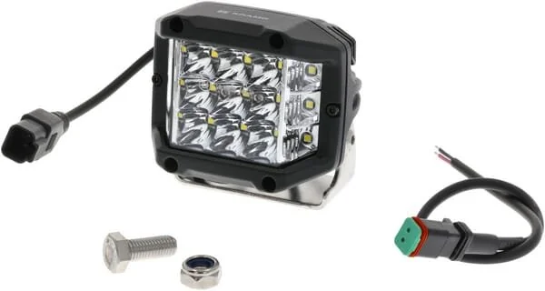 Kramp - LA10094DT - Luce da lavoro LED, 22.5W, 2850lm, quadrata, 10/, mm, connettore Deutsch