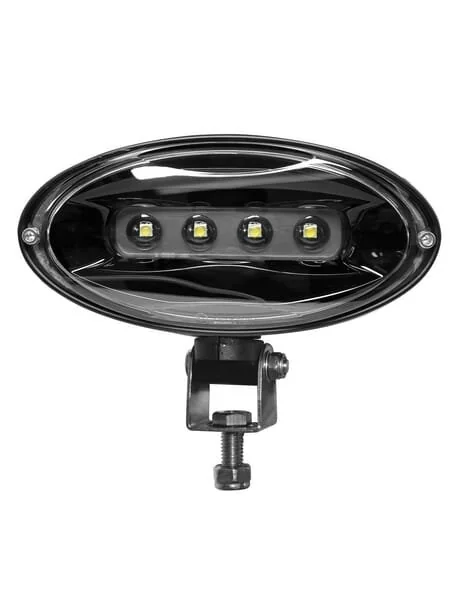 Kramp - LA10448B - Luce da lavoro LED, 80W, 8840lm, ovale, 10/, MM, spina 9006, fascio diffuso