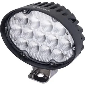 Kramp - LA10561 - Faro da lavoro LED, 30W, 4250lm, ovale, fascio largo, connettore 9006