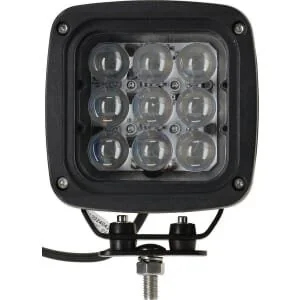 Kramp - LA10617 - Faro lavoro LED, 45W, 4050lm, quadrato, 12/, blu, spina Deutsch, fascio spot, 9 LED