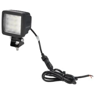 Kramp - LA10632 - Luce da lavoro LED, 76W, 11970lm, quadrata, 10/, MM, spina Deutsch, fascio diffuso, testa girevole