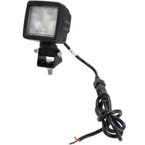Kramp - LA10633 - Faro lavoro LED, 45W, 6600lm, quadrato, 10/, Mm, spina Deutsch, fascio diffuso, testa girevole