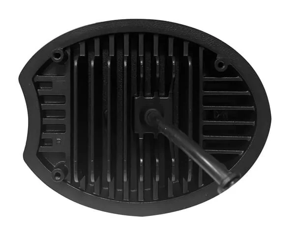 Kramp - LA10640RIGHT - Luce da lavoro angolare a LED, destra, 45W 4500lm, Mm, cornice nera, spina H9, combinato