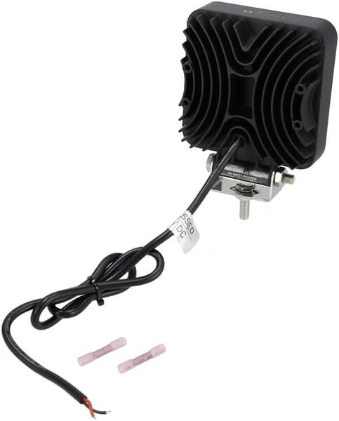 Kramp - LA10901 - Luce da lavoro LED, 24W, 2000lm, quadrata, bianca, mm, fascio ampio