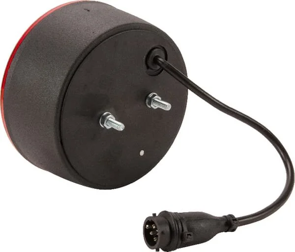 Kramp - LA40046 - Faro posteriore multifunzione LED, Rotondo, 5-Pin