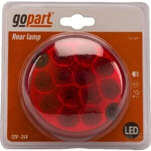 Kramp - LA45021KR - Faro fendinebbia LED, rotondo, 12