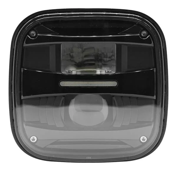 Kramp - LA80070 - Faro LED, 25/50W, quadrato, 10/, Mm, abbagliante/anabbagliante