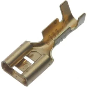 Kramp - LA9135CKR - Lama terminale femmina, 2mm² 6.4x0.8mm (100x)