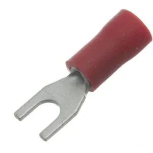 Kramp - LA9175CKR - Terminale a forcella, rosso, 0.5-1mm² (100x)