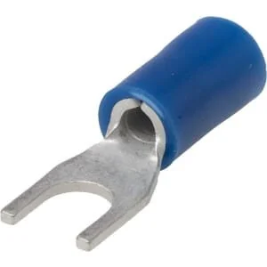 Kramp - LA9195CKR - Terminale a forcella, blu, 1.5-2.5mm² (100x)