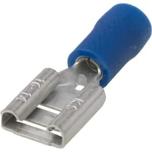 Kramp - LA9240CKR - Lama terminale femmina, Blu, 1.5-2.5mm² 8x0.8mm (100x)