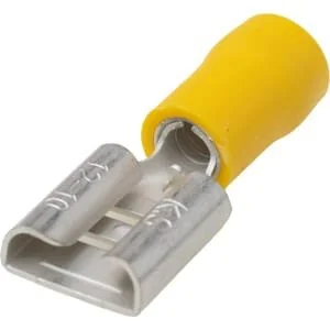 Kramp - LA9245CKR - Terminale a lama femmina, giallo, 4-6mm² 9.4x1.2mm (50x)