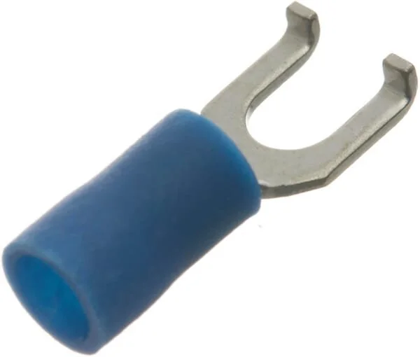Kramp - LA9280CKR - Terminale a forcella, blu, 1.5-2.5mm² (100x)