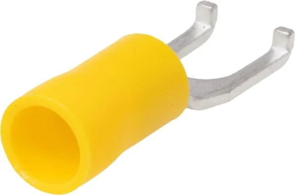 Kramp - LA9290CKR - Terminale a forcella, giallo, 4-6mm² (50x)
