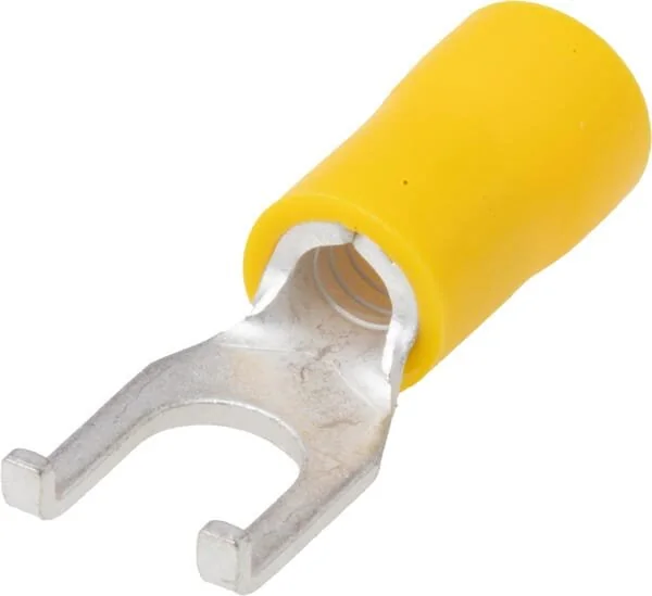 Kramp - LA9290CKR - Terminale a forcella, giallo, 4-6mm² (50x)