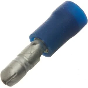 Kramp - LA9325CKR - Connettore a proiettile maschio, blu, 1.5-2.5mm² 4mm (100x)