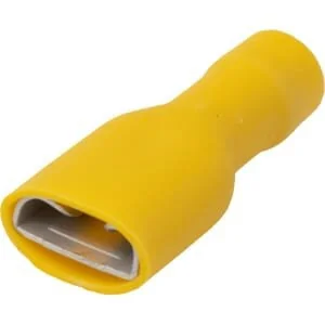 Kramp - LA9375CKR - Terminale a lama femmina, giallo, 4-6mm² 9.4x1.2mm (50x)