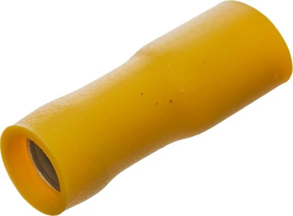 Kramp - LA9380CKR - Terminale a lama femmina, giallo, 4-6mm² 6.4x0.8mm (50x)